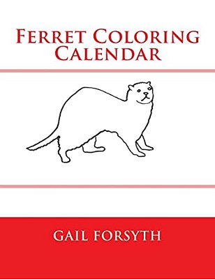 Ferret Coloring Calendar-..