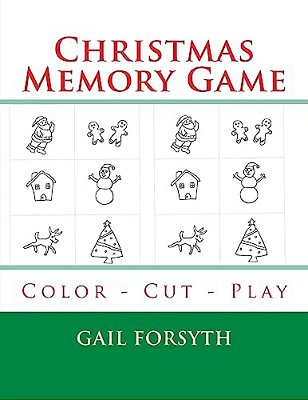 Christmas Memory Game: Color - Cut - Play-..