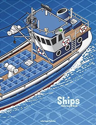 Ships Coloring Book 1-..
