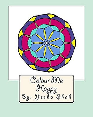 Colour Me Happy: Colour Your Way Into A Stress-Free Zone With Symmetrical Tiles And Flowers. -..