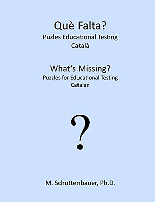 What's Missing? Puzzles For Educational Testing: Catalan-..