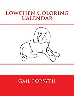 Lowchen Coloring Calendar-..