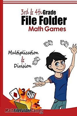 3RD & 4Th Grade File Folder Math Games - Multiplication & Division Games-..