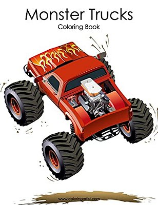 Monster Trucks Coloring Book 1-..
