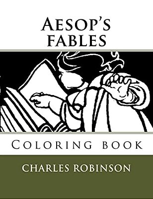 Aesop's Fables: Coloring Book-..