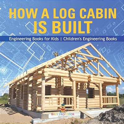 How A Log Cabin Is Built - Engineering Books For Kids Children's Engineering Books-..