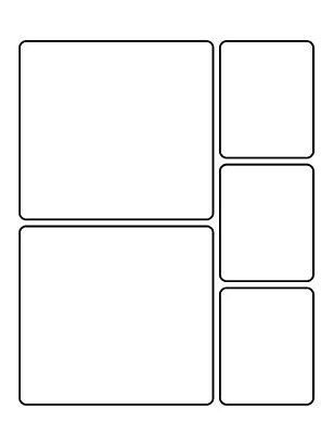 Comic Strips Vol IV - Create Your Own Comic Book & Cover: Rounded Corners, 100 Pages, 8.5 X 11, Soft Cover-..