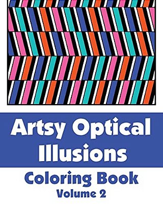 Artsy Optical Illusions Coloring Book-..