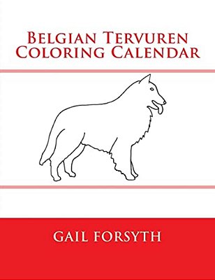 Belgian Tervuren Coloring Calendar-..