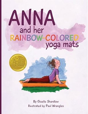 Anna And Her Rainbow-Colored Yoga Mats-..