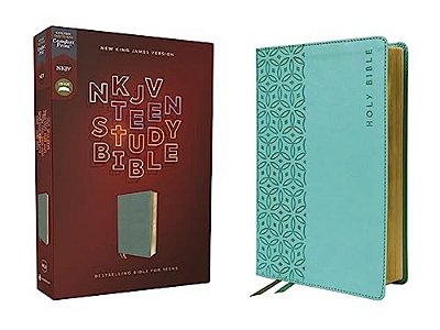 Nkjv, Teen Study Bible, Leathersoft, Teal, Comfort Print-..