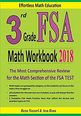3RD Grade Fsa Math Workbook 2018: The Most Comprehensive Review For The Math Section Of The Fsa Test-..