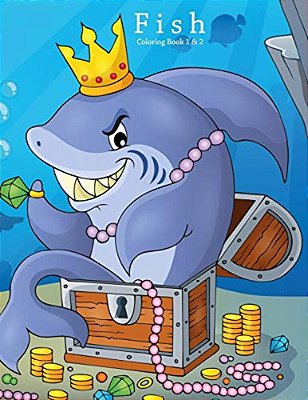 Fish Coloring Book 1 & 2-..