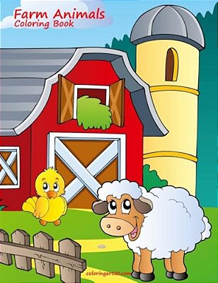 Farm Animals Coloring Book 1-..
