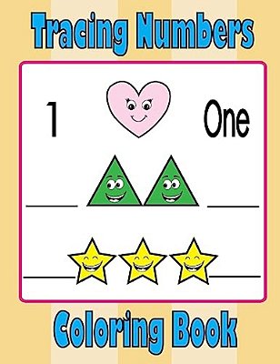 Tracing Numbers: Numbers Tracing Workbook For 3-5 Year Old (Coloring Book)-..