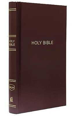 Nkjv, Pew Bible, Hardcover, Burgundy, Red Letter Edition-..