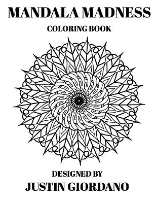 Mandala Madness Coloring Book-..