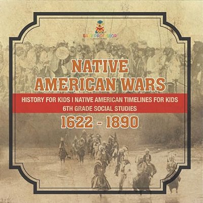 Native American Wars 1622 - 1890 - History For Kids Native American Timelines For Kids 6Th Grade Social Studies-..