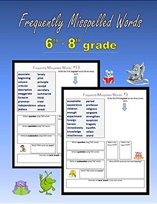 Frequently Misspelled Words (6Th Grade - 8Th Grade)-..