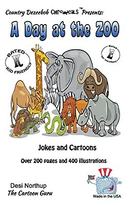 A Day At The Zoo - Jokes And Cartoons In Black And White: Zoo Animal Jokes In Black And White-..