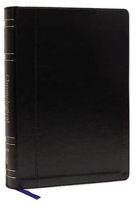 Niv, Chronological Study Bible, Leathersoft, Black, Comfort Print: Holy Bible, New International Version-..