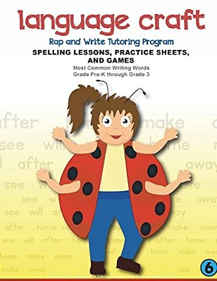 Language Craft Rap And Write Tutoring Program: Spelling Lessons, Practice Sheets And Games (Most Common Writing Words)-..