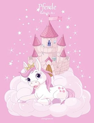 Pferde-Malbuch 1 & 2-..