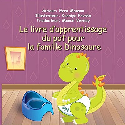 Le Livre D'Apprentissage Du Pot Pour La Famille Dinosaure-..