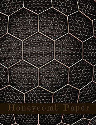 Honeycomb Paper: Hex Paper (Or Honeycomb Paper), This Large Hexagons Measure.5" Per Side.100 Pages, 8.5 X 11. Get Your Game On: -)-..