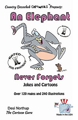 Elephant 1 -- Twinkle Toes -- Jokes And Cartoons: In Black + White-..