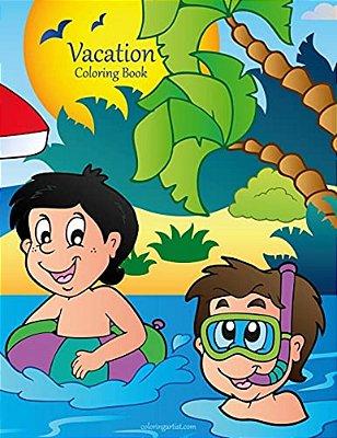 Vacation Coloring Book 1-..