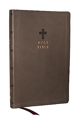 Kjv Holy Bible: Value Ultra Thinline, Charcoal Leathersoft, Red Letter, Comfort Print: King James Version-..