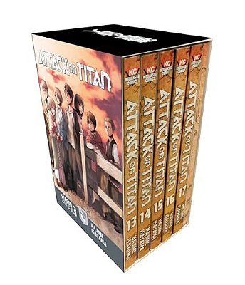 Attack On Titan Season 3 Part 1 Manga Box Set-..