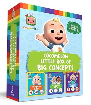 Cocomelon Little Box Of Big Concepts (Boxed Set): Cocomelon Abcs; Cocomelon 123S; Cocomelon Colors-..