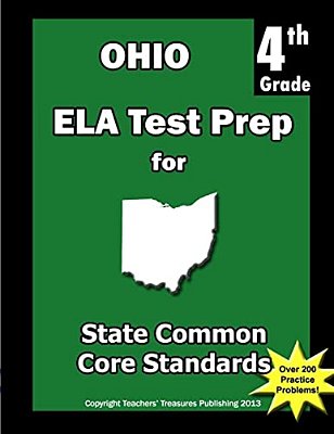 Ohio 4Th Grade Ela Test Prep: Common Core Learning Standards-..