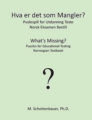 Hva Er Det Som Mangler? Puslespill For Utdanning Teste: Norsk Eksamen Bestill-..