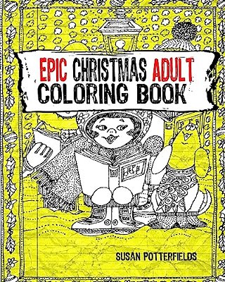 Epic Christmas Adult Coloring Book-..