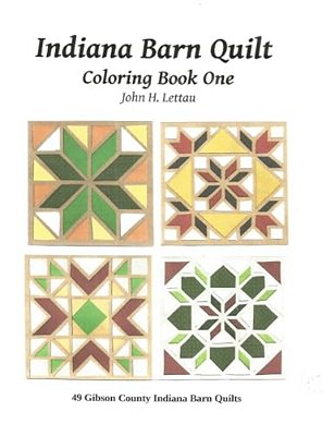 Indiana Barn Quilt Coloring Book One-..