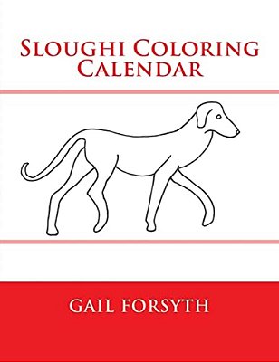 Sloughi Coloring Calendar-..