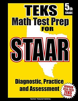 Teks 5Th Grade Math Test Prep For Staar-..