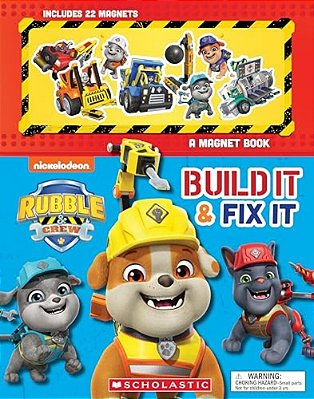 Build It And Fix It: A Magnet Book (Rubble And Crew)-..