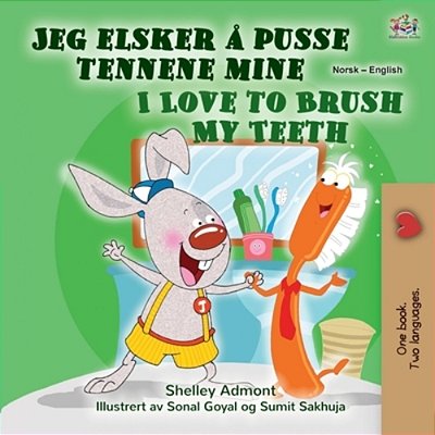 I Love To Brush My Teeth (Norwegian English Bilingual Book For Kids)-..
