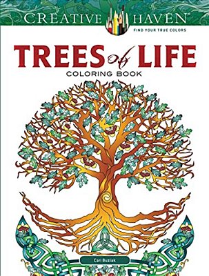 Creative Haven Trees Of Life Coloring Book-..