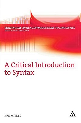 A Critical Introduction To Syntax-..