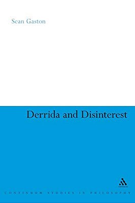Derrida And Disinterest-..