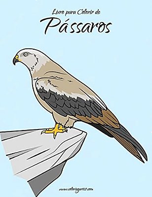 Livro Para Colorir De Pássaros 1-..
