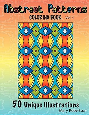 Abstract Patterns Coloring Book: 50 Unique Illustrations-..