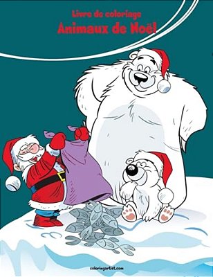 Livre De Coloriage Animaux De Noël 1-..