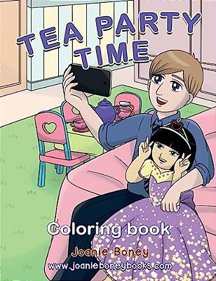 Tea Party Coloring Book-..