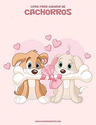 Livro Para Colorir De Cachorros 2-..